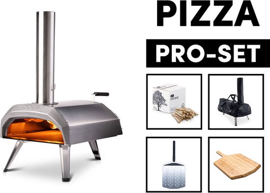 Ooni PIZZA PRO SET Karu 12 hout of houtskool gestookte