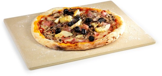 Barbecook BBQ Pizzaplaat - Pizzasteen - Voor Barbecue - Rechthoekig - 43 x 35 cm