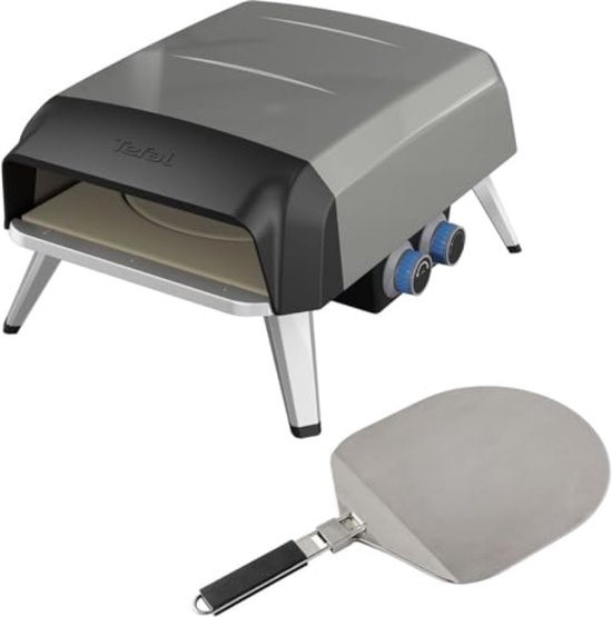 Draaisteen Pizza Oven op Gas voor Buiten - 30 cm Pizza's - Snel Resultaat