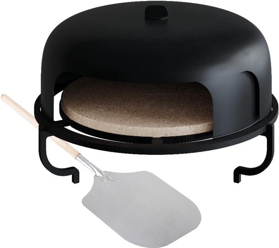 Pizzaoven Buiten - Houtgestookte Oven - Ambachtelijke Pizza's - Dubbelwandige Cloche - Voor 85/100
