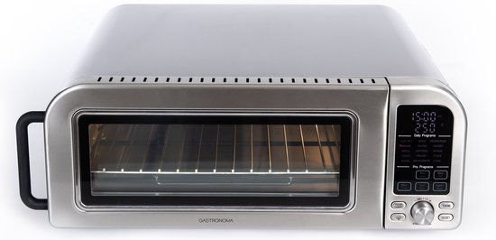 Gastronoma Pizza Oven Elektrisch 400°C – 18L – met Pizzasteen – Airfryer Functie
