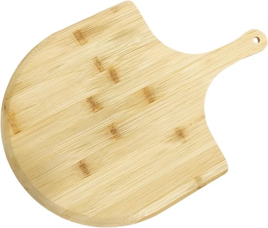 Bamboe Pizza Peel met Handvat - Duurzaam Snij- en Dienblad voor Pizza, Kaas, Fruit en Meer