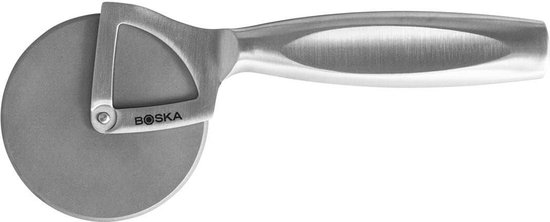 Boska Pizzasnijder Monaco+ - Pizzaroller - RVS - Ergonomische pizzasnijder - Cadeauverpakking - Giftbox - Cadeautips voor mannen - Keukengerei - Keuken accessoires - Levenslange garantie