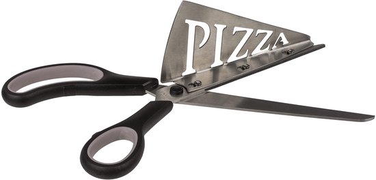 ONF3 - Pizzasnijder - Pizzaschaar - Ergonomische handgreep - Zilver - Vaatwasmachinebestendig - Eenvoudig snijden - Geschikt voor elke pizza - R...