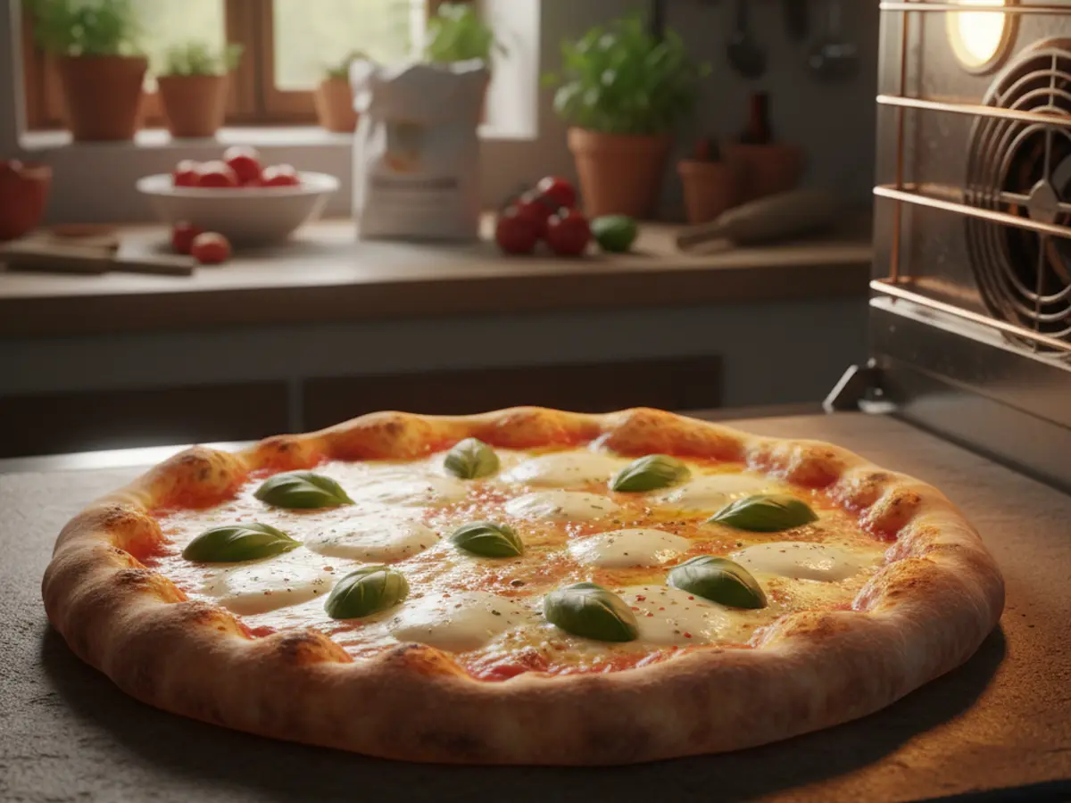 Hoeveel graden pizza bakken in de oven?