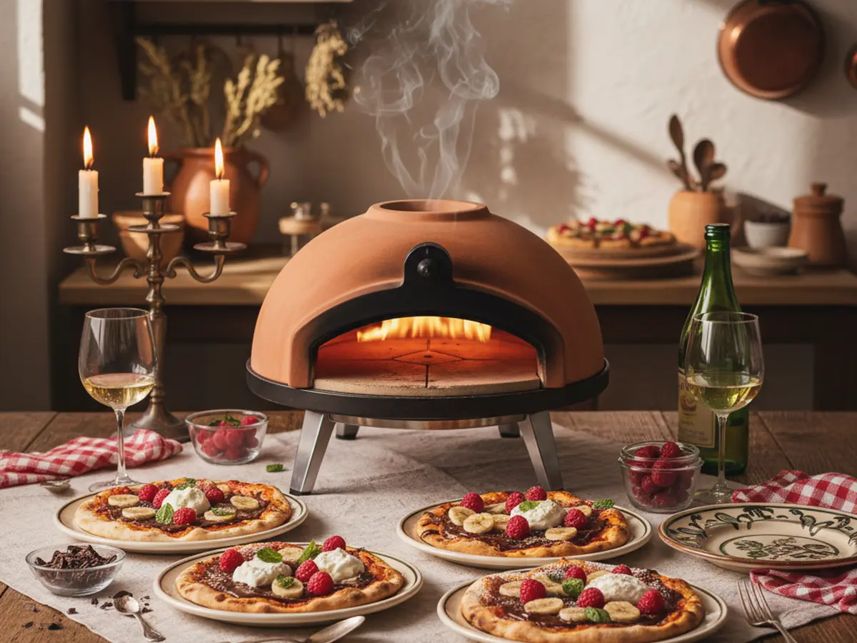 Zoet mini pizzaoven nagerecht maken
