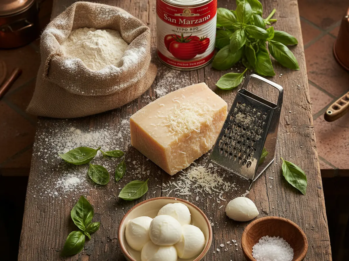 Boodschappenlijst: ingredienten pizza