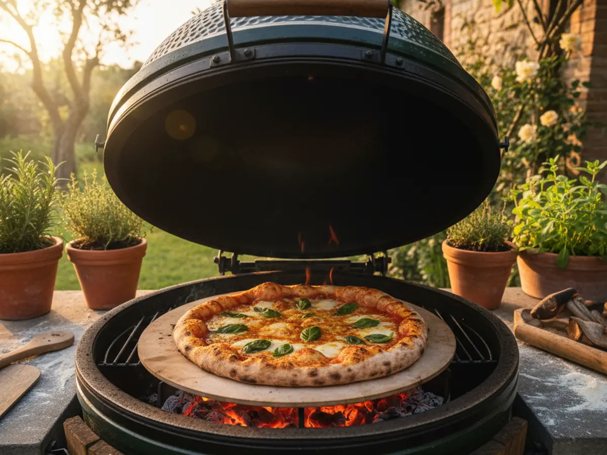 Kamado pizza: ideale temperatuur en baktijd