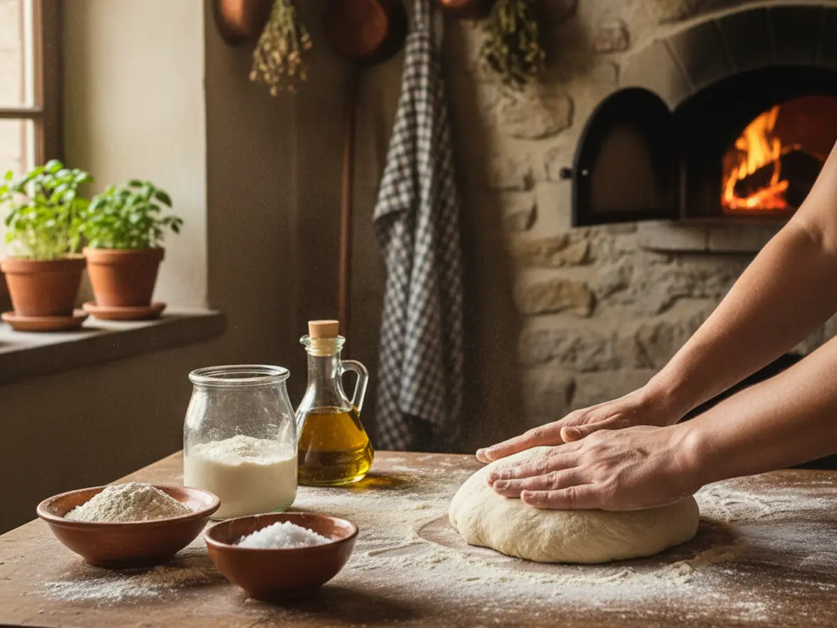 Pizzadeeg recept met 4 ingrediënten