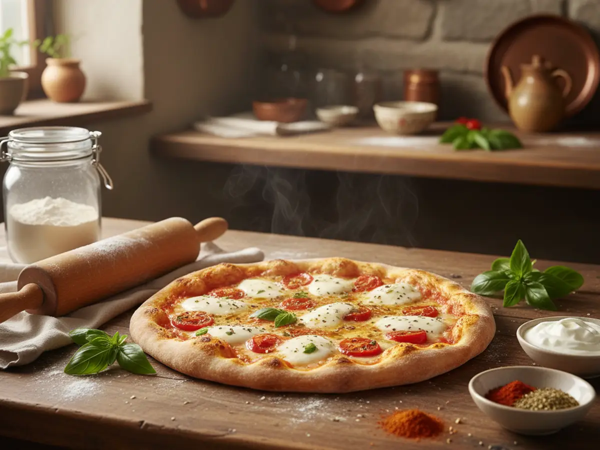 Pizzadeeg zonder gist zelf maken