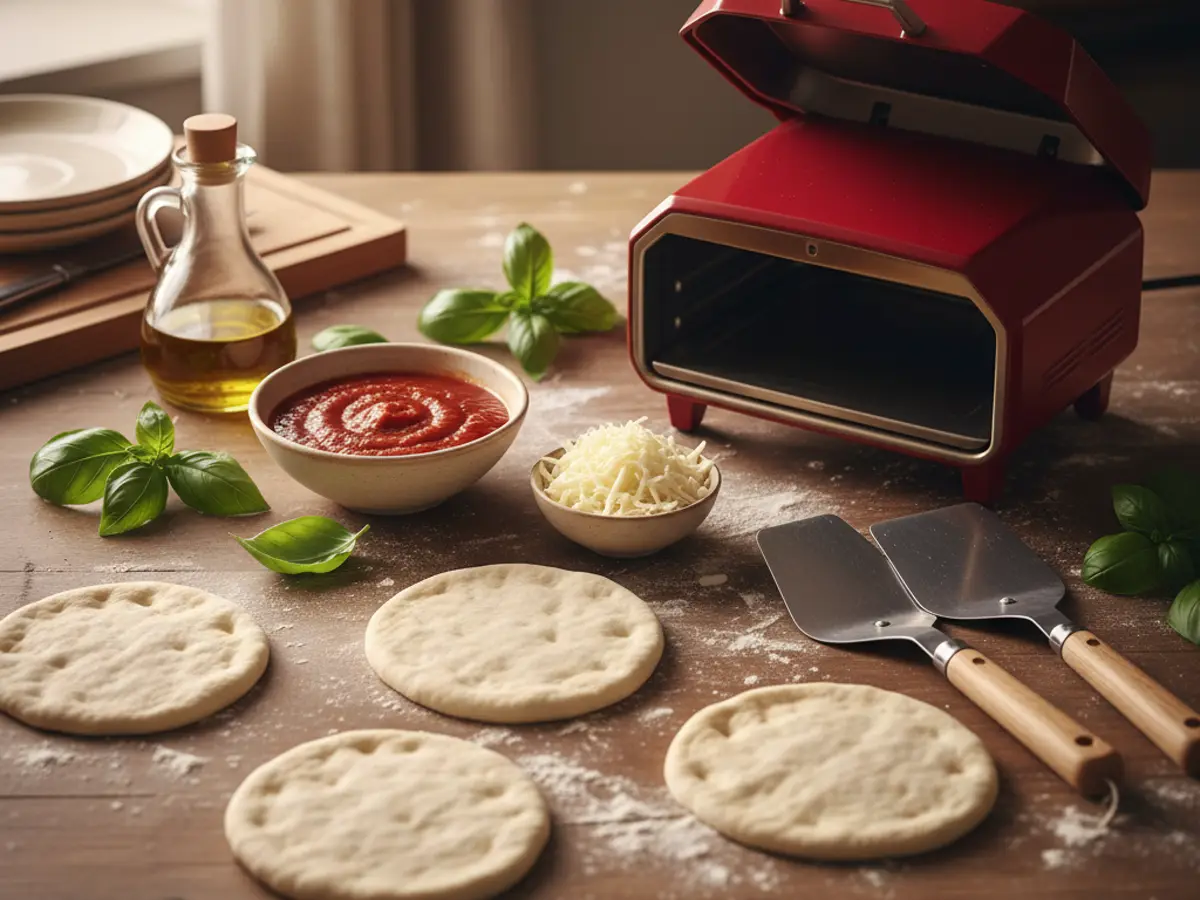 Pizzarette deeg maken in 20 minuten