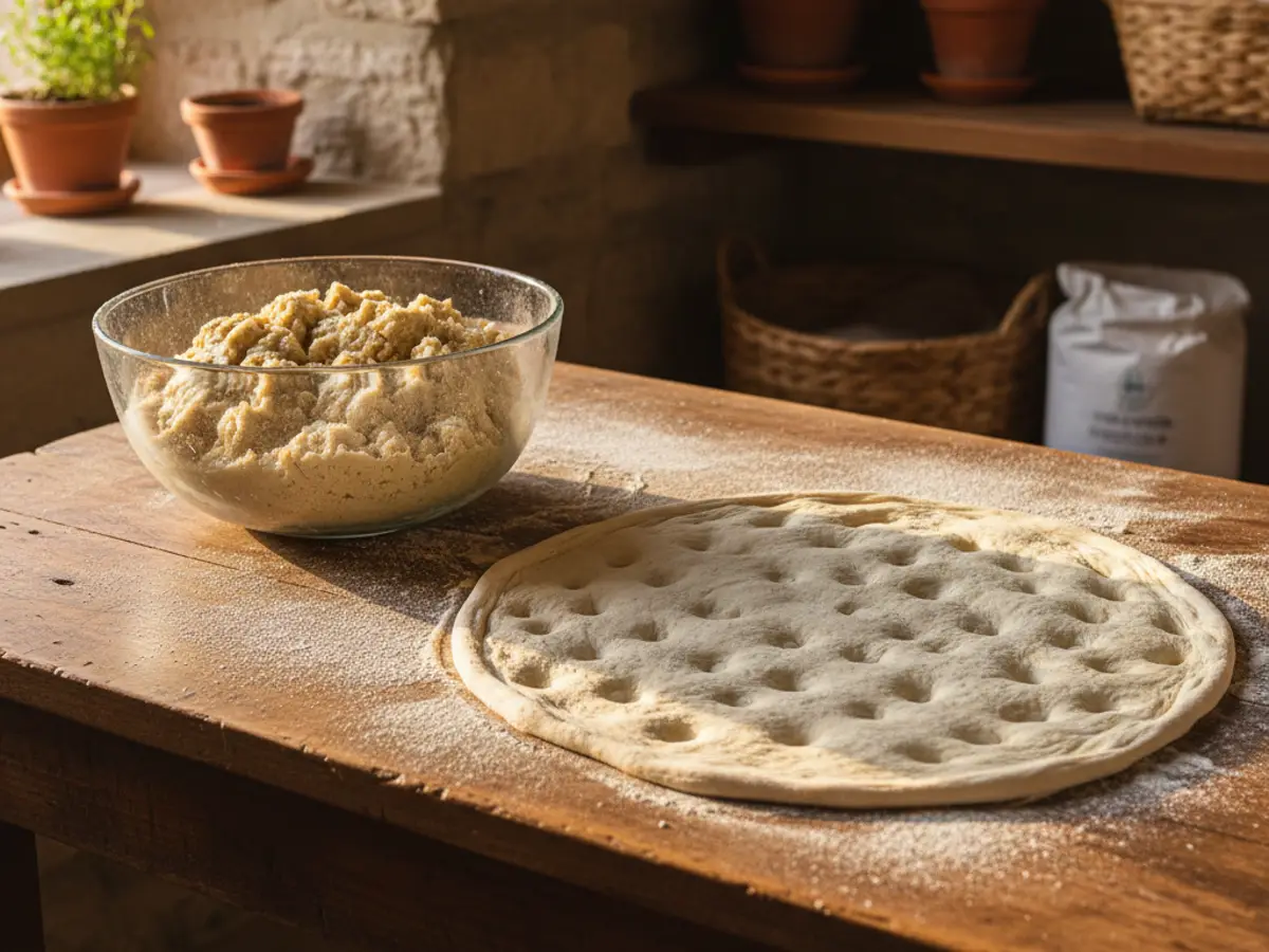 Biga pizzadeeg maken: gids voor voordeeg